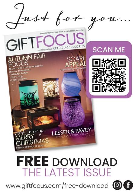 View a flyer to promote Gift Focus magazine