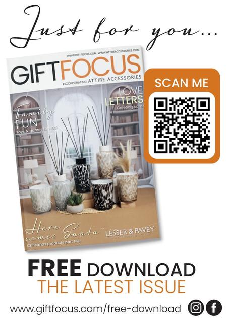View a flyer to promote Gift Focus magazine
