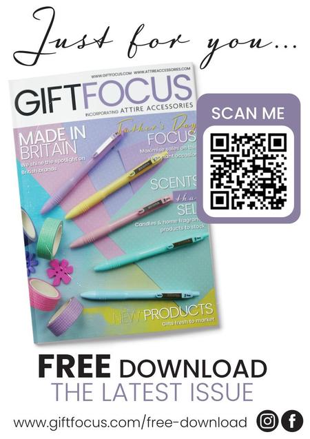 View a flyer to promote Gift Focus magazine