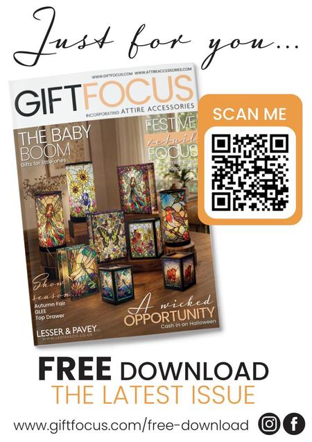View a flyer to promote Gift Focus magazine