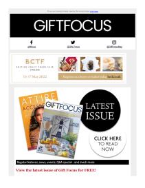 Gift Focus magazine - May 2022 newsletter