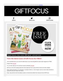 Gift Focus magazine - October 2022 newsletter