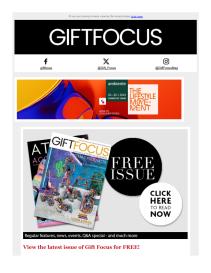 Gift Focus magazine - November 2023 newsletter