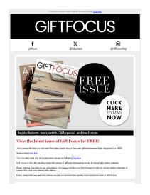 Gift Focus magazine - April 2024 newsletter