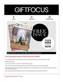Gift Focus magazine - October 2025 newsletter