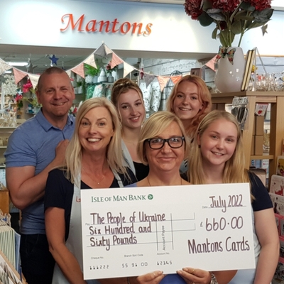 Greeting card and gift shop Mantons raises more than £30,000 for charities