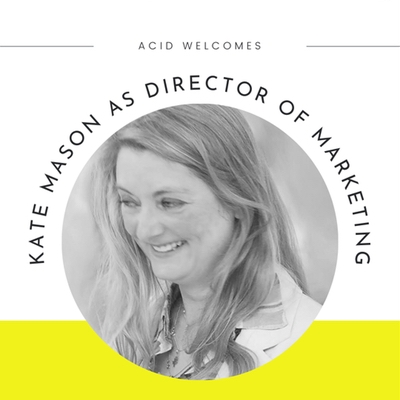 Kate Mason joins ACID as Director of Marketing