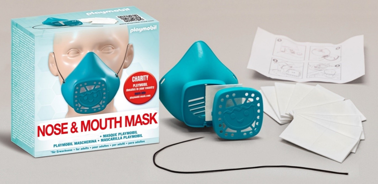 Toy manufacturer Playmobil diversifies with launch of reusable nose and mouth mask: Image 2
