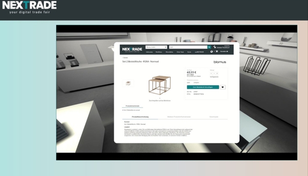 Nextrade announces virtual showrooms with integrated order function
