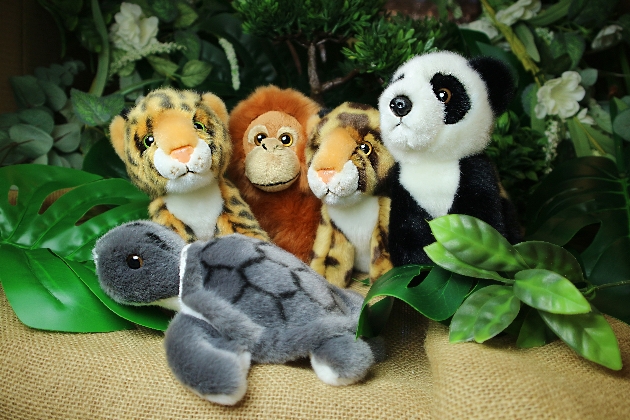 WWF-UK soft toys from The Puppet Company