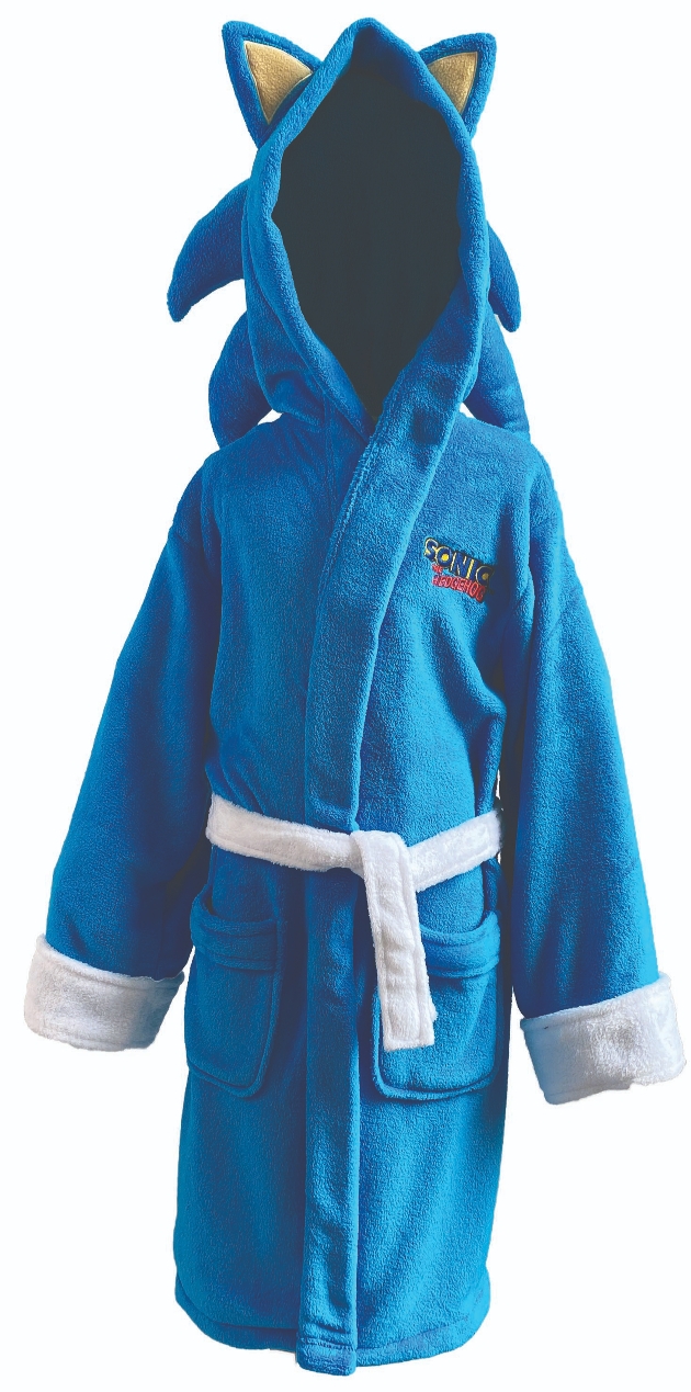 blue sonic dressing gown