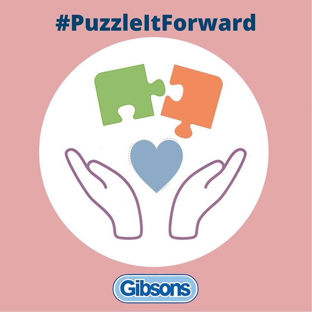 Marketing image for Gibsons' Puzzle It Forward campaign