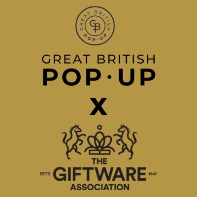 Gold logo of The Giftware Association collaboration with The Great British Exchange