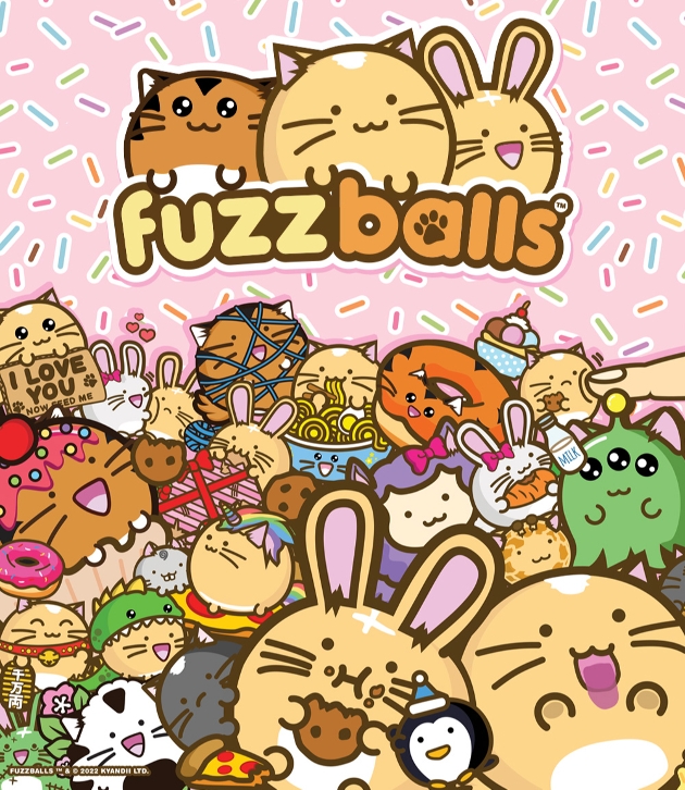 cartoon image of fuzzballs