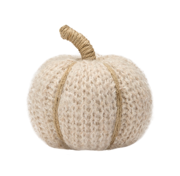 white wool pumpkin