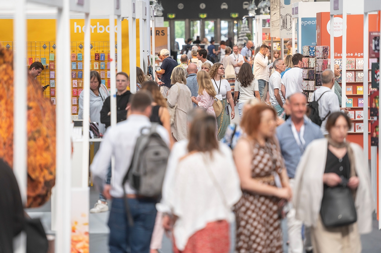 Top Drawer visitors among the aisles