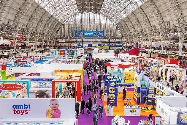 very bright and busy exhibition hall with domed roof
