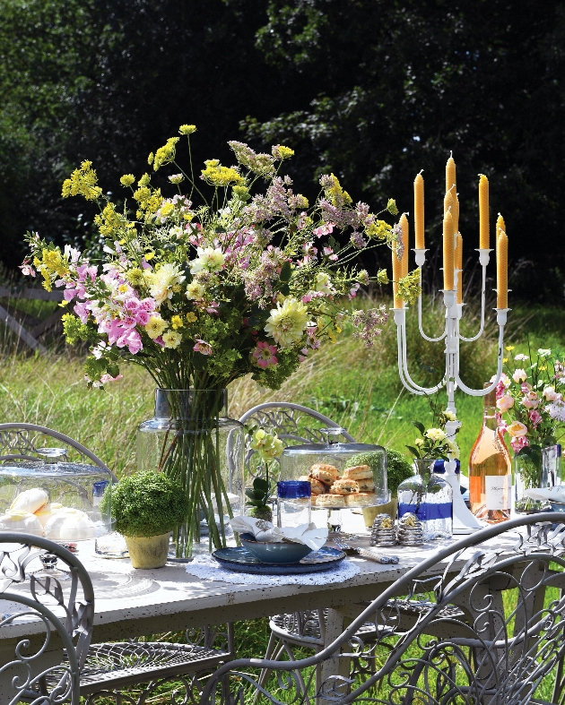 Home at Spring Fair Laura Ashley tablescape