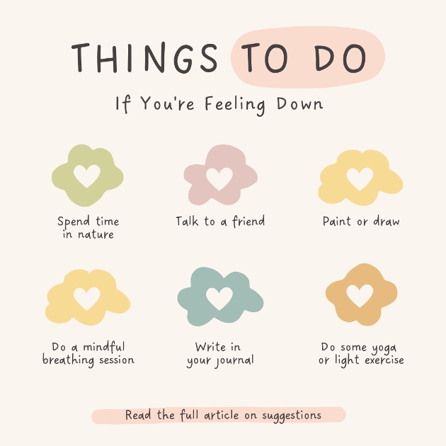 poster things to do to help mental health