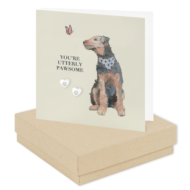 card with a dog on it