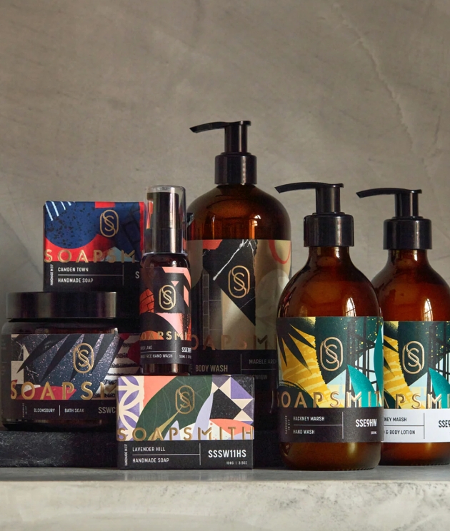  East London artisan soap maker, Soapsmith range