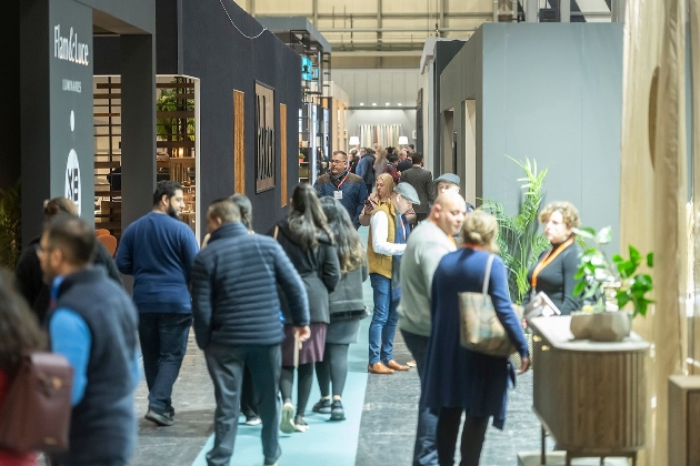 January Furniture Show aisles