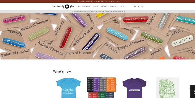 The Literary Gift Company website