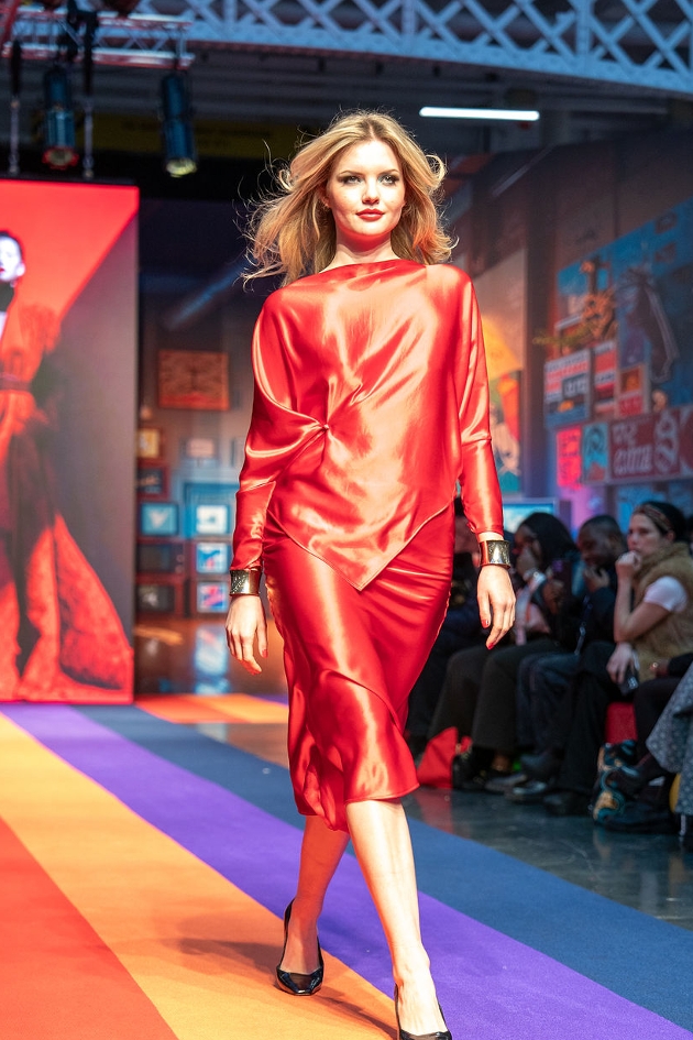 Catwalk model at Source Fashion