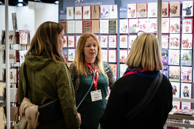 A stand at Scotland’s Trade Fair Spring