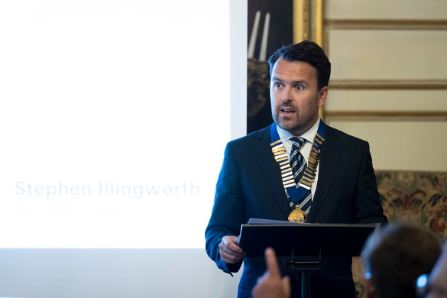Stephen Illingworth speaking at conference